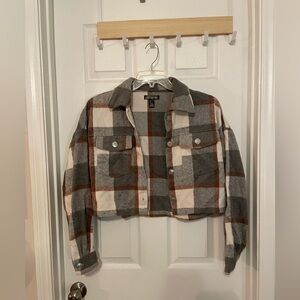 Gray Flannel Jacket - Size Medium